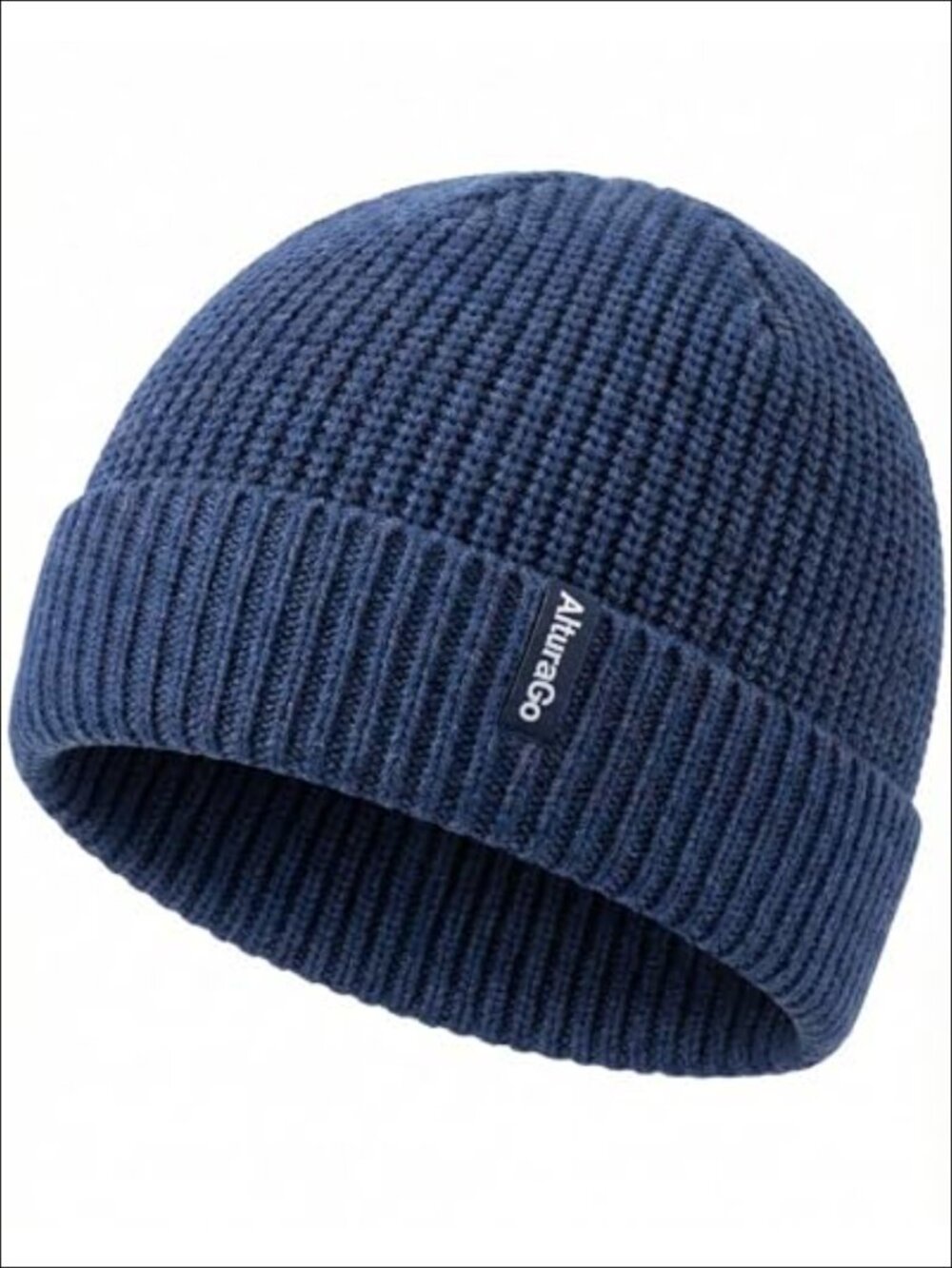 Unisex Cuffed Chunky Knit Beanie 100% Acrylic Winter Hat